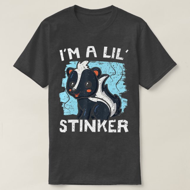 Im A Lil Stinker Wildlife Animal Skunk Whisperer T Shirt (Design framsida)