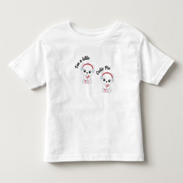 I'm a little cutie pie T-Shirt (Framsida)