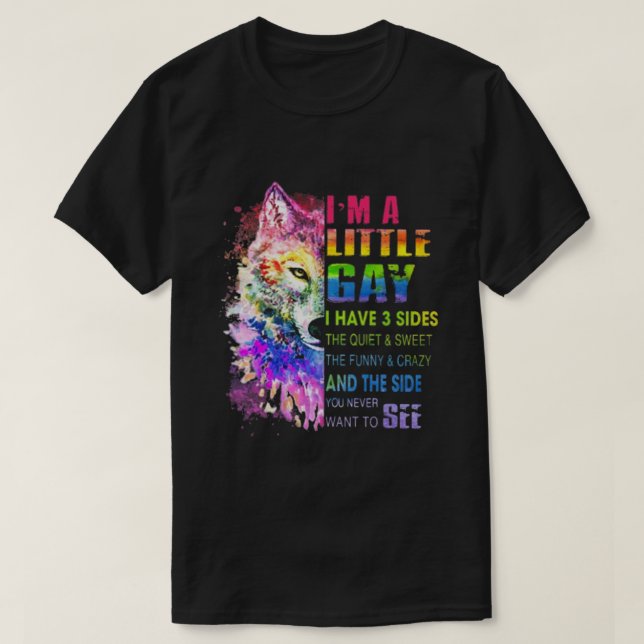 Im A Little Gay T Shirt (Design framsida)