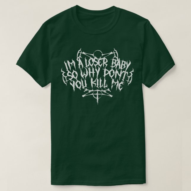 Im A Loser Baby 90s Kid Aesthetic T Shirt (Design framsida)