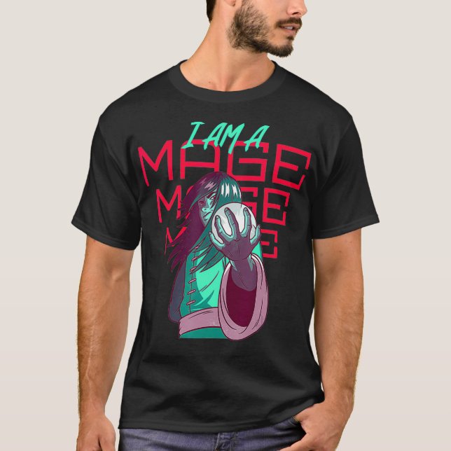 Im A Mage Magician _1  T Shirt (Framsida)