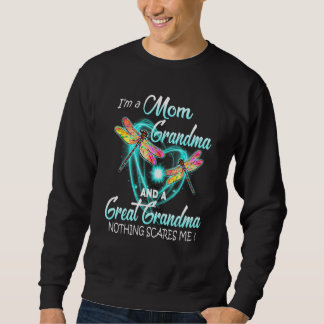 Im A Mamma Grandma Underbar Ingenting Skrämmer mig Lång Ärmad Tröja