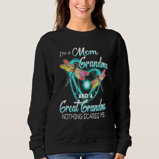 Im A Mamma Grandma Underbar Ingenting Skrämmer mig T Shirt (Framsida)