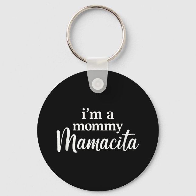 Im A Mamma Mamacita Funny Huda Kärlek Inspired Isl Nyckelring (Framsida)
