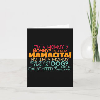 Im A Mamma, Mamma_ Im A Mamma Mamacita Design Kort