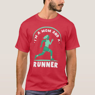 Im A Mamma och Springer Mor kör Joggande frien T Shirt