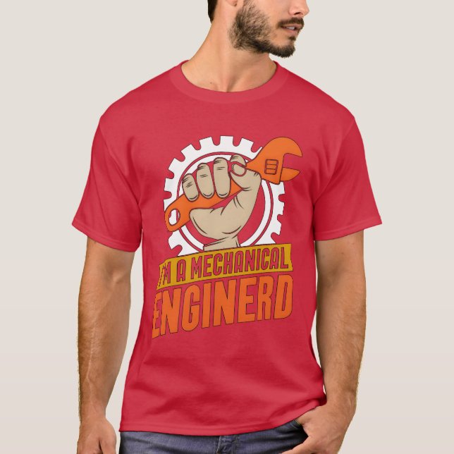 Im A Mechanical Enginerd Car Mechanic Engineer fri T Shirt (Framsida)