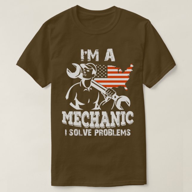 Im A Mekanic I Lös problem (2) T Shirt (Design framsida)