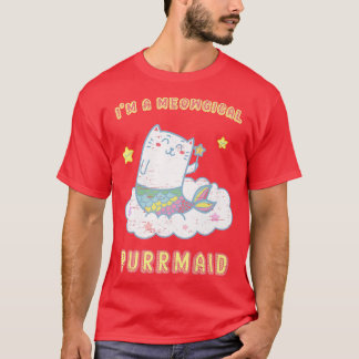 Im A Meowgical Purrmaid Sjöjungfru Ocean Sea Deeps T Shirt
