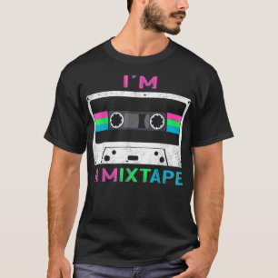 Im A Mixtape Polysexual Pride Flagga LGBTQ Retro L T Shirt