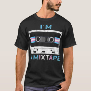 Im A Mixtape Transgender Pride Flagga HGBTQ Retro T Shirt