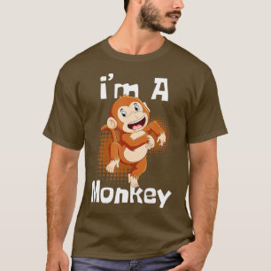 Im A Monkey Safari Zoo Animal Lover Primate Zookee T Shirt