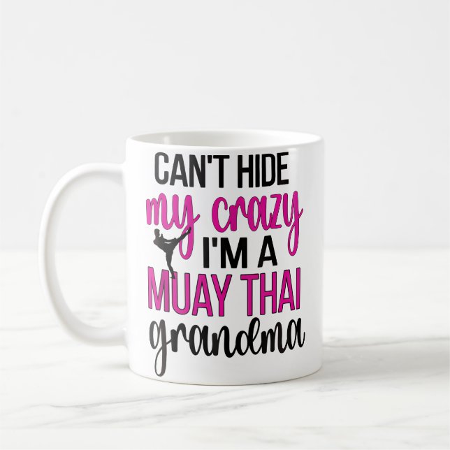 I'M A Muay Thai Grandma Muay Thai Grandmother Kaffemugg (Vänster)