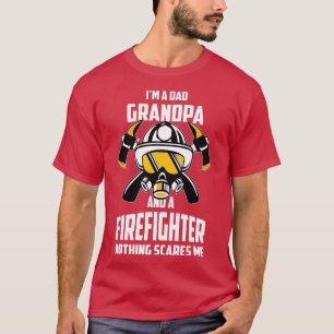 Im A Pappa Grandpa Firefighter Fireman Fars dag T Shirt