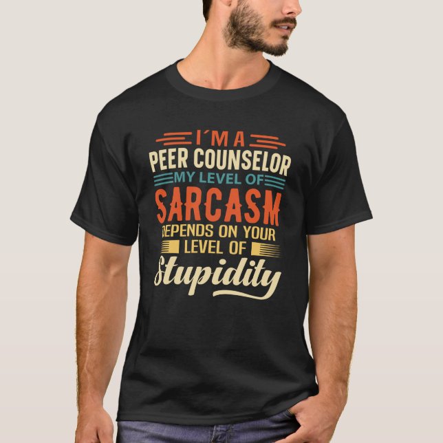 I'm A Peer Counselor T Shirt (Framsida)