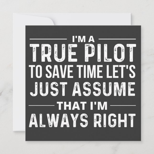 I'm a Pilot - To save time let's just assume that Inbjudningar (Framsida)