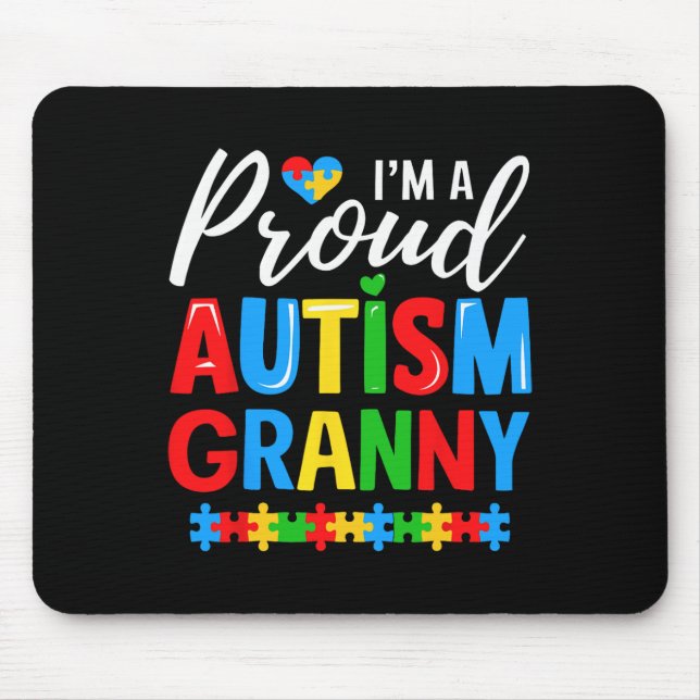 Im A Proud Autism Granny Awareness Puzzle Biet Musmatta (Framsidan)