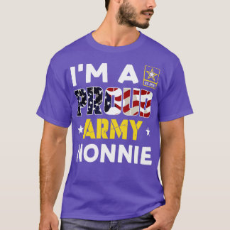 Im a Proud NONNIE USA American Flagga Family Solid T Shirt