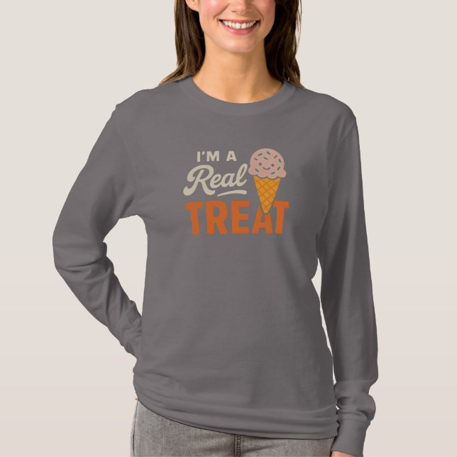 I'M A Real TREAT T Shirt (Framsida)
