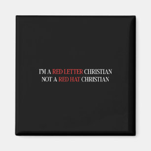 Im A Red Brev Christian Inte Red Hat Christian Magnet