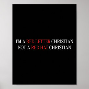 Im A Red Brev Christian Inte Red Hat Christian Poster