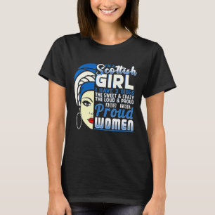 Im A Scottish Girl Scotland Women T Shirt