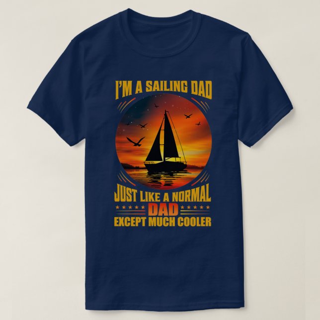 Im a segling pappa t shirt (Design framsida)