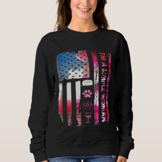 Im A Simple Woman Camping Vin Flinflip flops Hund T Shirt