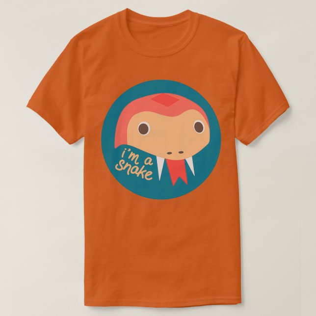 Im a Snake 1 T Shirt (Design framsida)