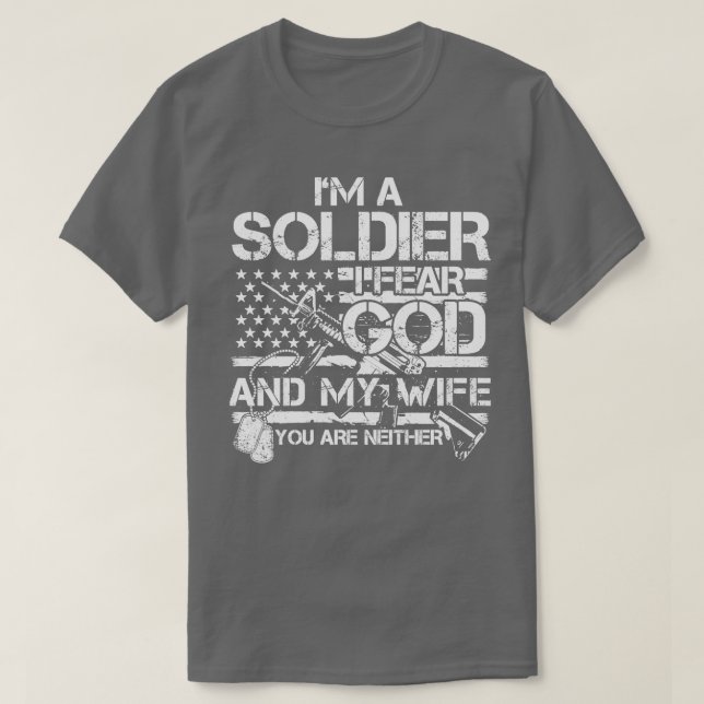 Im a Soldier T Shirt (Design framsida)