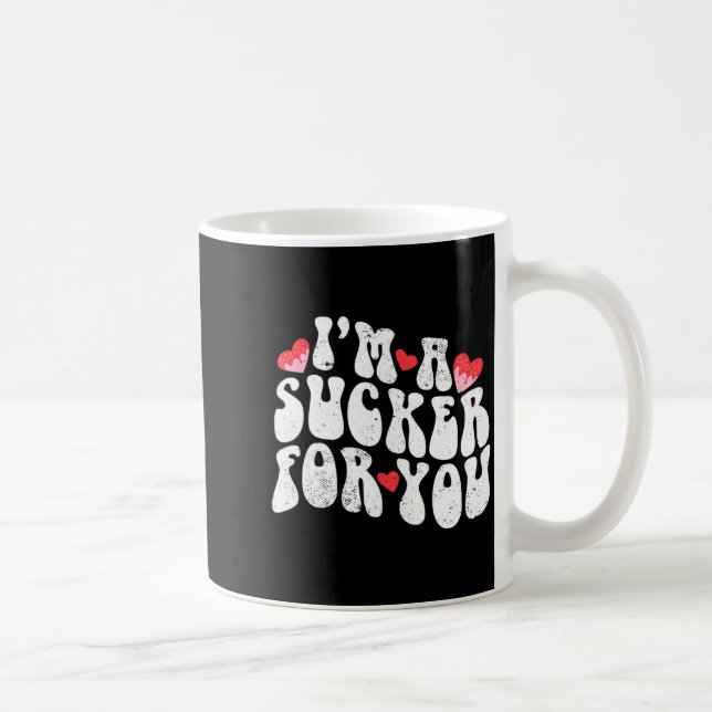 Im A Sucker For You Valentines Day Pun Couple Matc Kaffemugg (Höger)
