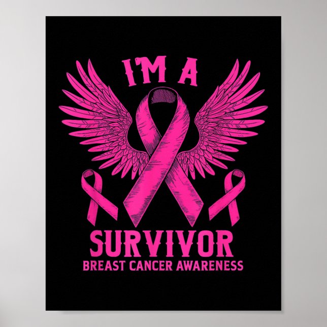 Im A Survivor Breast Cancer Awareness Women _1 Poster (Framsidan)