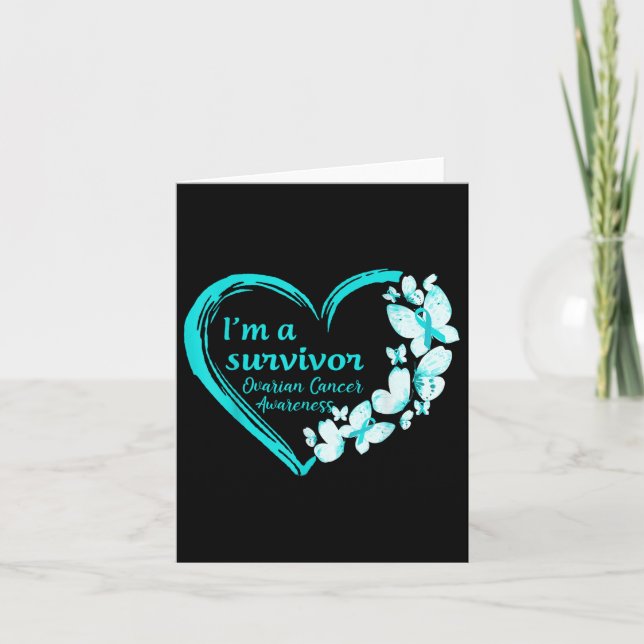Im A Survivor Butterfly Ovarian Cancer Awareness W Kort (Framsida)
