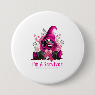 Im a Survivor Gnome Rosa Ribbon Breast Cancer A Knapp