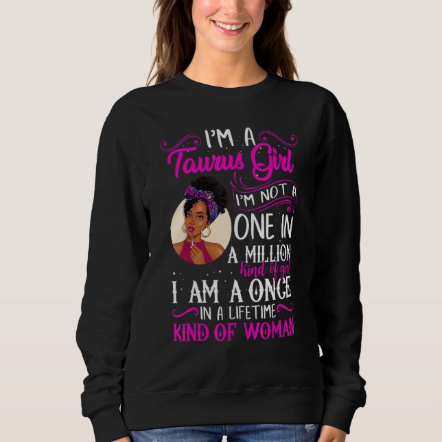 I'm A Taurus Girl Black Women April May Bday_1 T Shirt (Framsida)