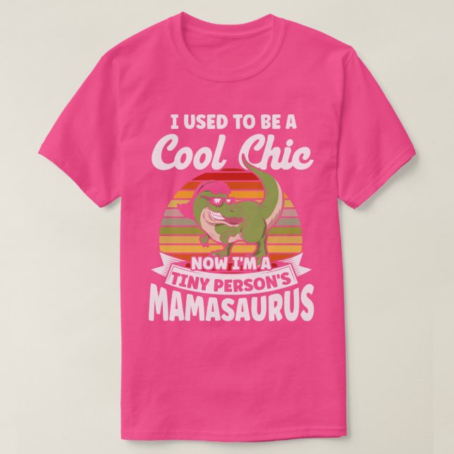 Im A Tiny Persons Mamasaurus T Rex Family Matching T Shirt (Design framsida)