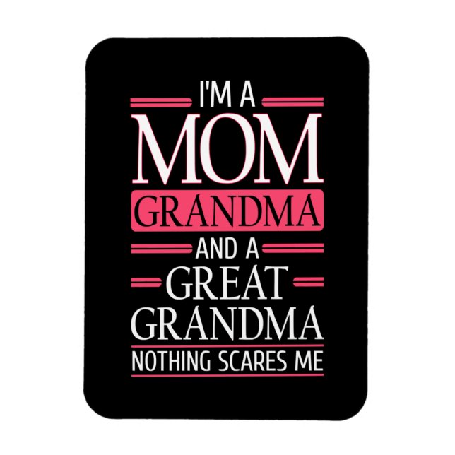 Im A Underbar Grandma - Lustigt Underbart mormor Magnet (Vertikal)