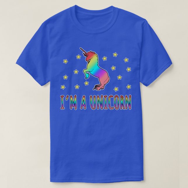 Im A Unicorn 1 T Shirt (Design framsida)