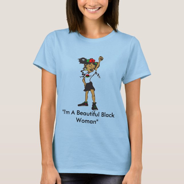 Im A Vacker Black Woman T-shirt (Framsida)