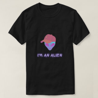 "I'M AN ALIEN" Tshirt - Hat T Shirt