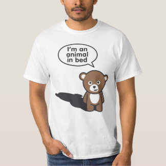 I'm an animal in bed tee