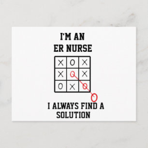 Im An Er Sjuksköterska Jag Hittar Alltid En Lösnin Vykort