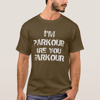 IM ÄR PARKOUR DIG PARKOUR TRÖJA