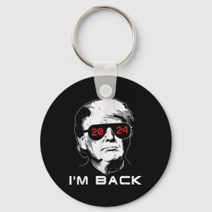Im Back Trump 2024 Patriotic Take America Back Ele Nyckelring