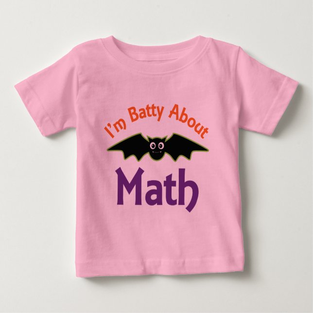Im Batty om Math T Shirt (Framsida)