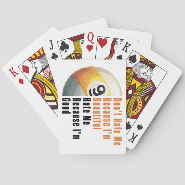 Im Beautiful Im Good 9 Ball Spel Kort (Baksidan)