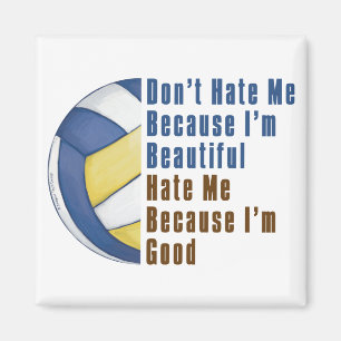 Im Bevacker Im Bra Volleyball Magnet