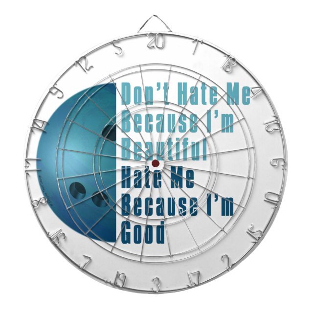 Im Bevackra Im Bra Bowling Blue Darttavla (Framsidan)