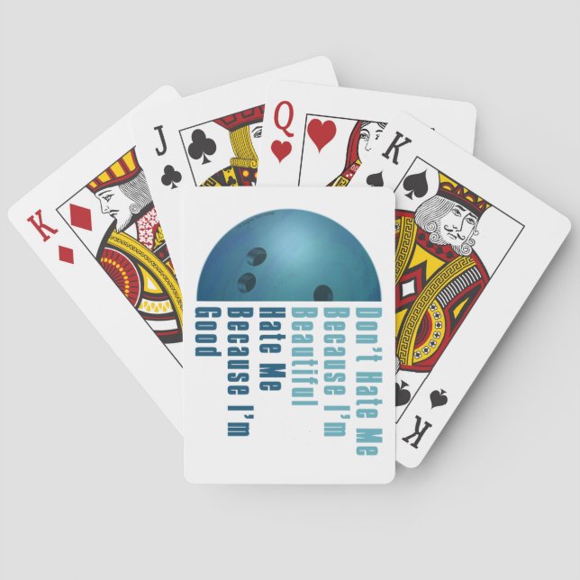 Im Bevackra Im Bra Bowling Blue Kortlek (Baksidan)