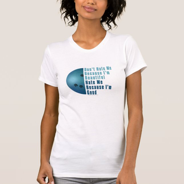 Im Bevackra Im Bra Bowling Blue T-shirt (Framsida)